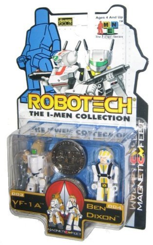 Toynami Robotech Imen Vf1a & Ben Dixon Kubrick Figure Set