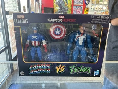 Marvel Legends Gamerverse Captain America Vs Venom Figures