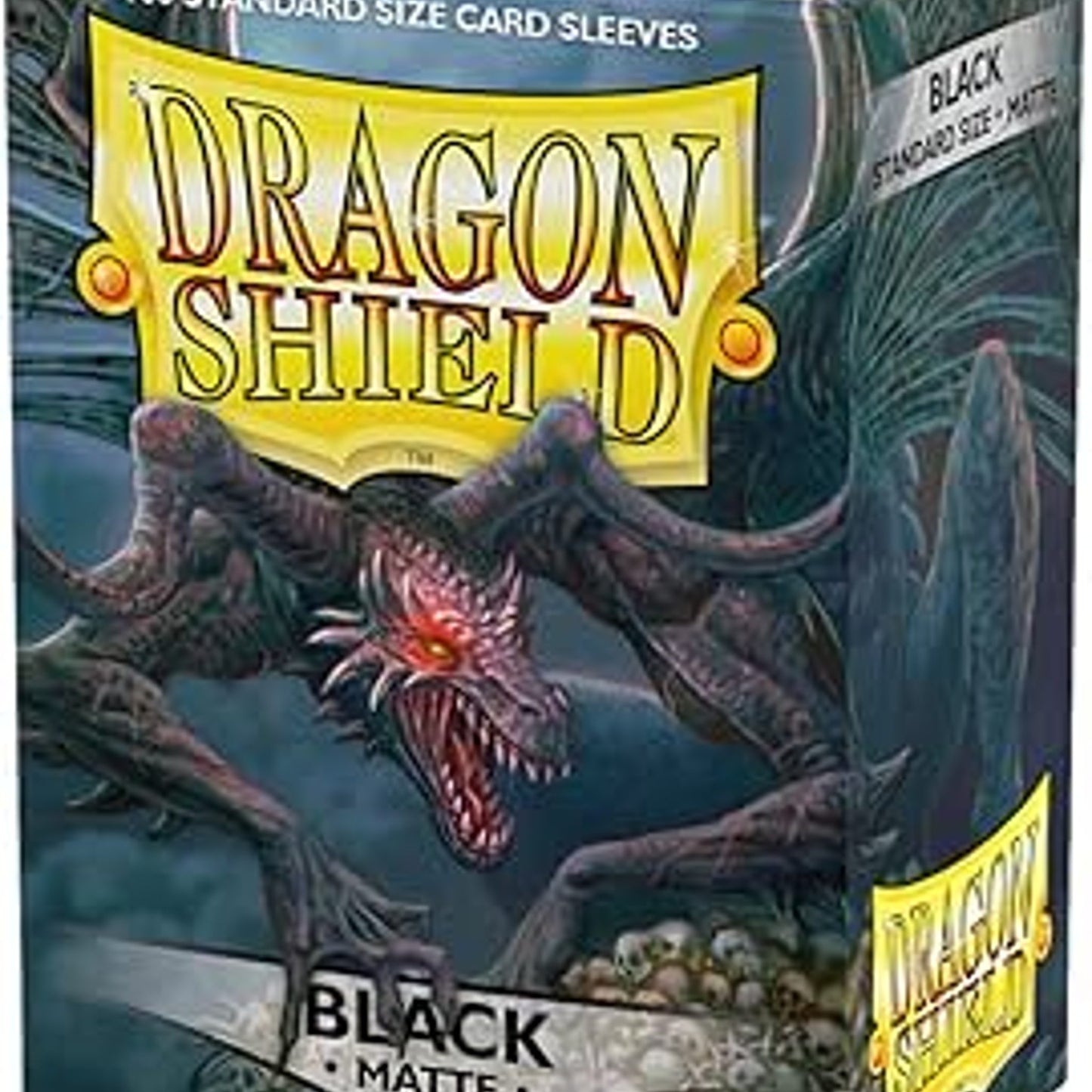 Pokemon Dragon Shield Matte Black Card Sleeves