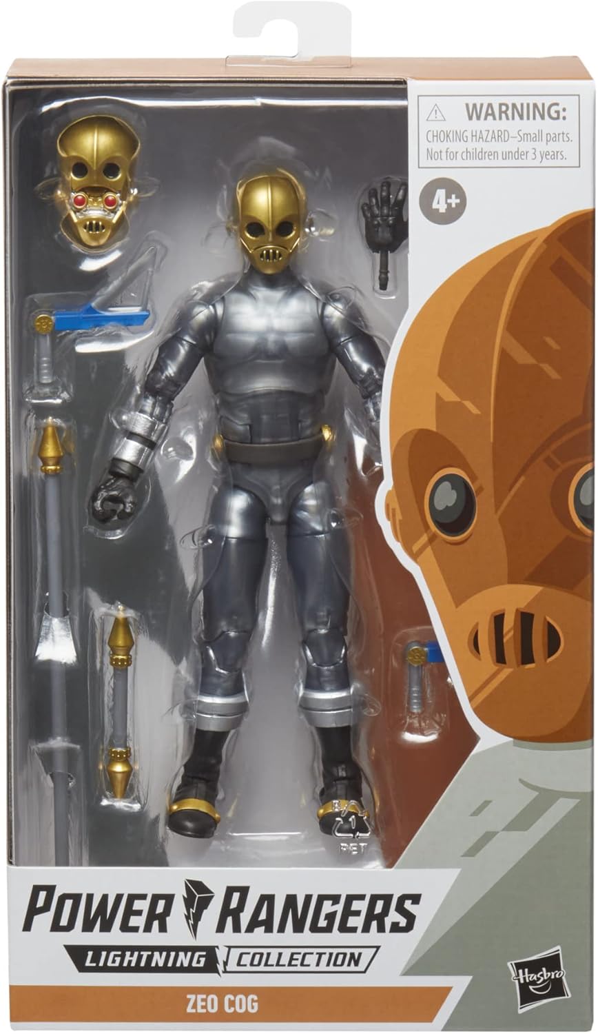 Power Rangers Lightning Collection Zeo Cog 6-Inch Premium Collectible Action Figure Toy with Accessories