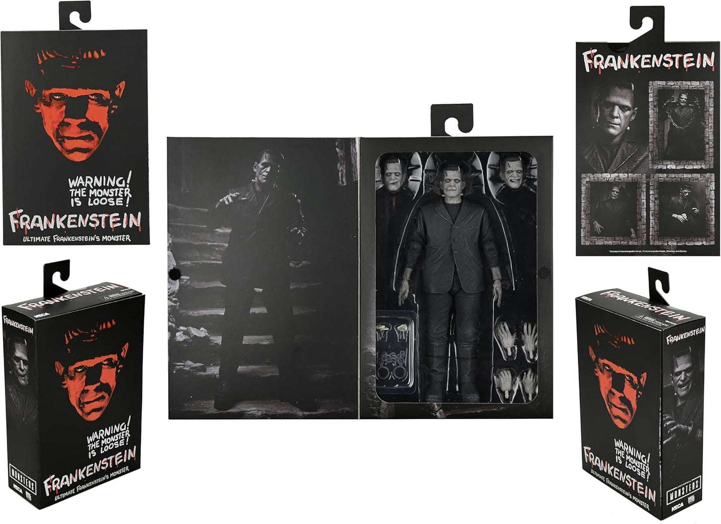 NECA Universal Monsters - Ultimate Frankenstein's Monster (B&W) - 7” Scale Action Figure