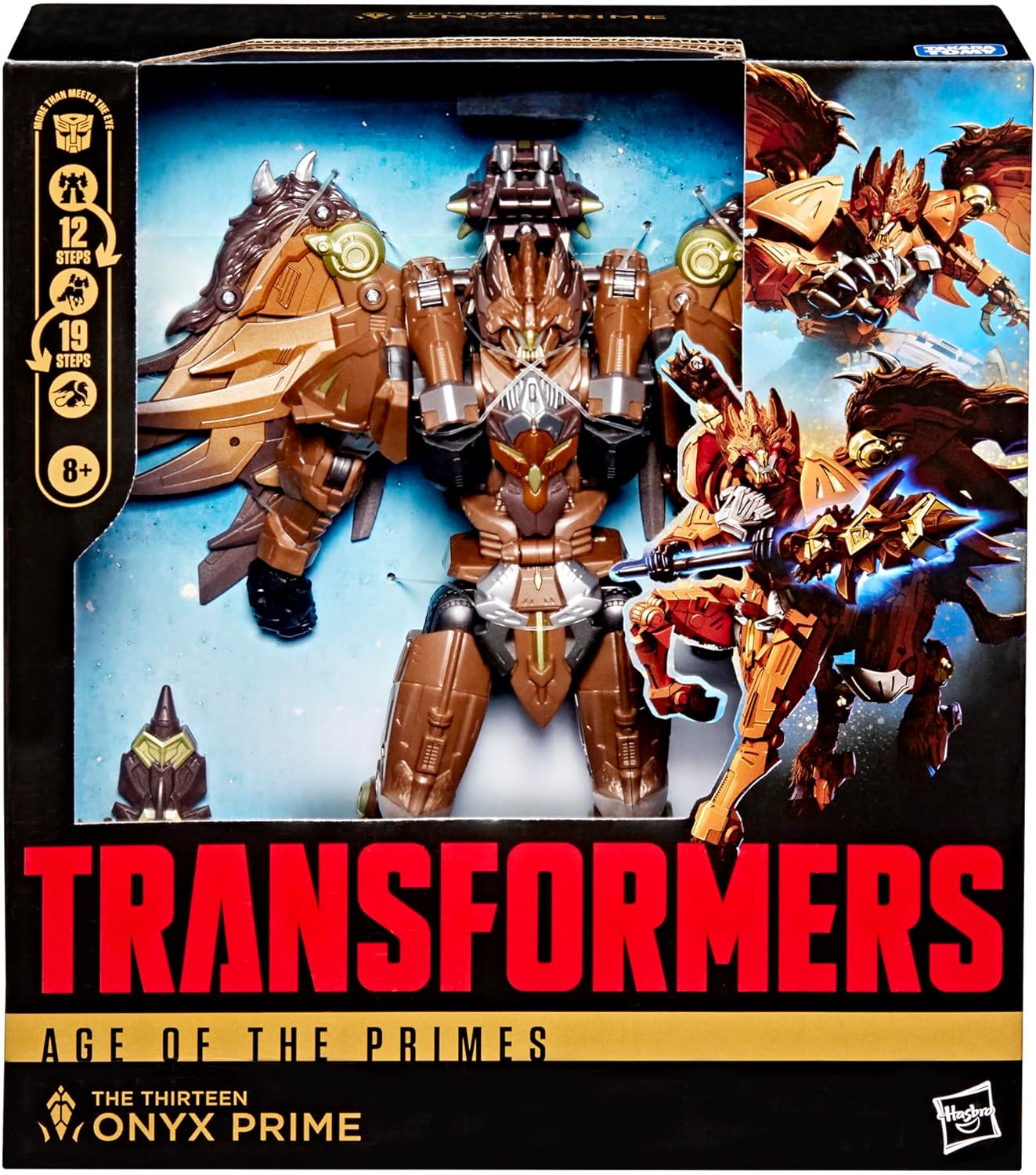 Transformers Age of the Primes Leader Class The Thirteen Onyx Prime, 7.5-inch Converting Action Figure, Robot Toys for Ages 8+