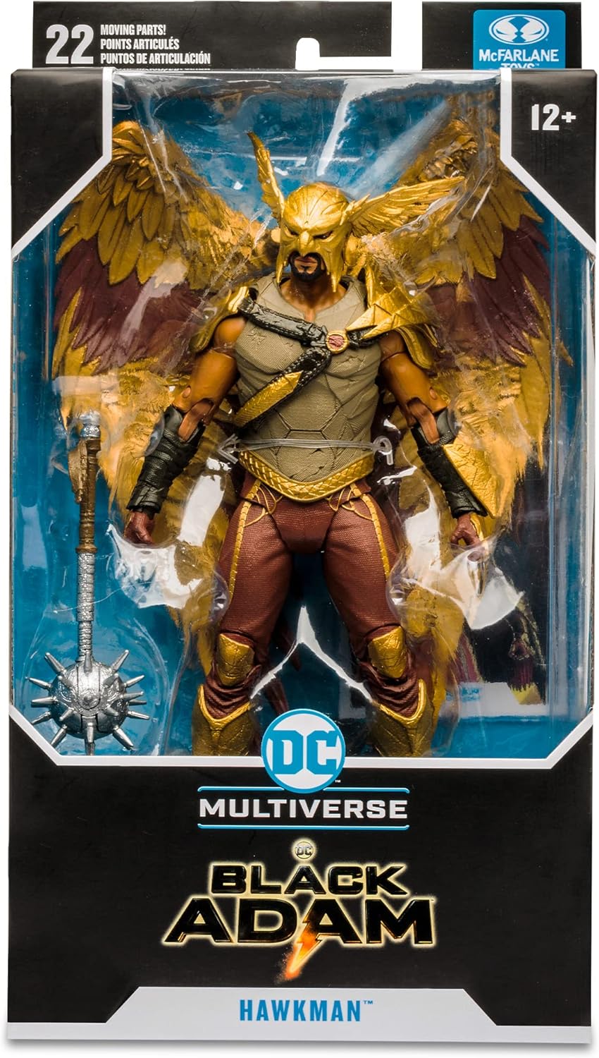 McFarlane Toys DC Black ADAM Movie 7IN Figures - Hawkman