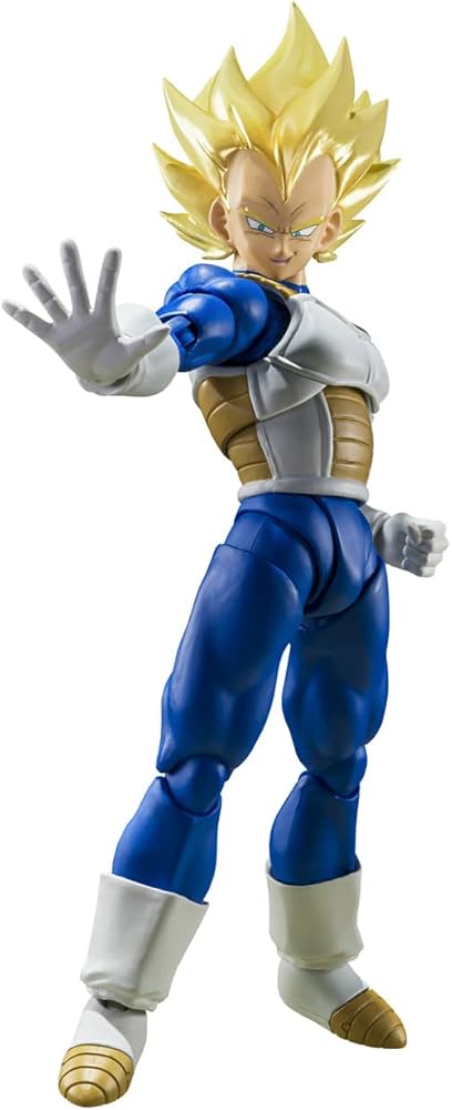TAMASHII NATIONS Dragon Ball Vegeta S.H.Figuarts Action Figure, 14 cm