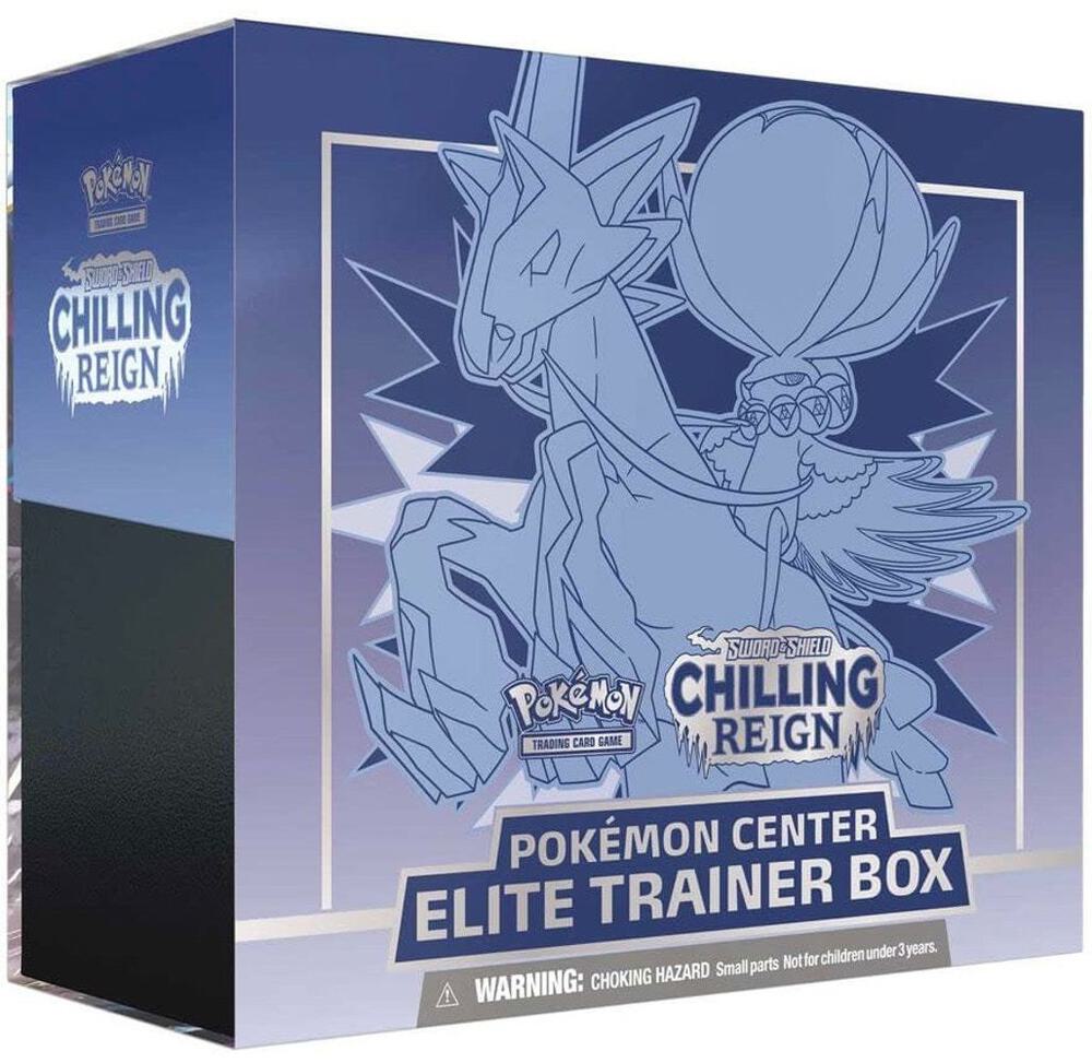 Chilling Reign Elite Trainer Box Pokemon Center (Blue)