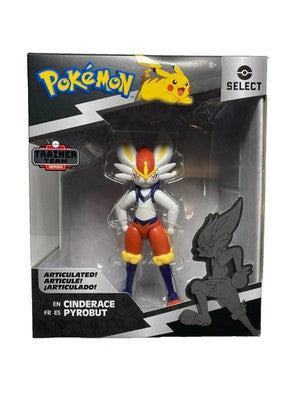 Jazwares Pokémon Cinderace 6-Inch Articulated Action Figure