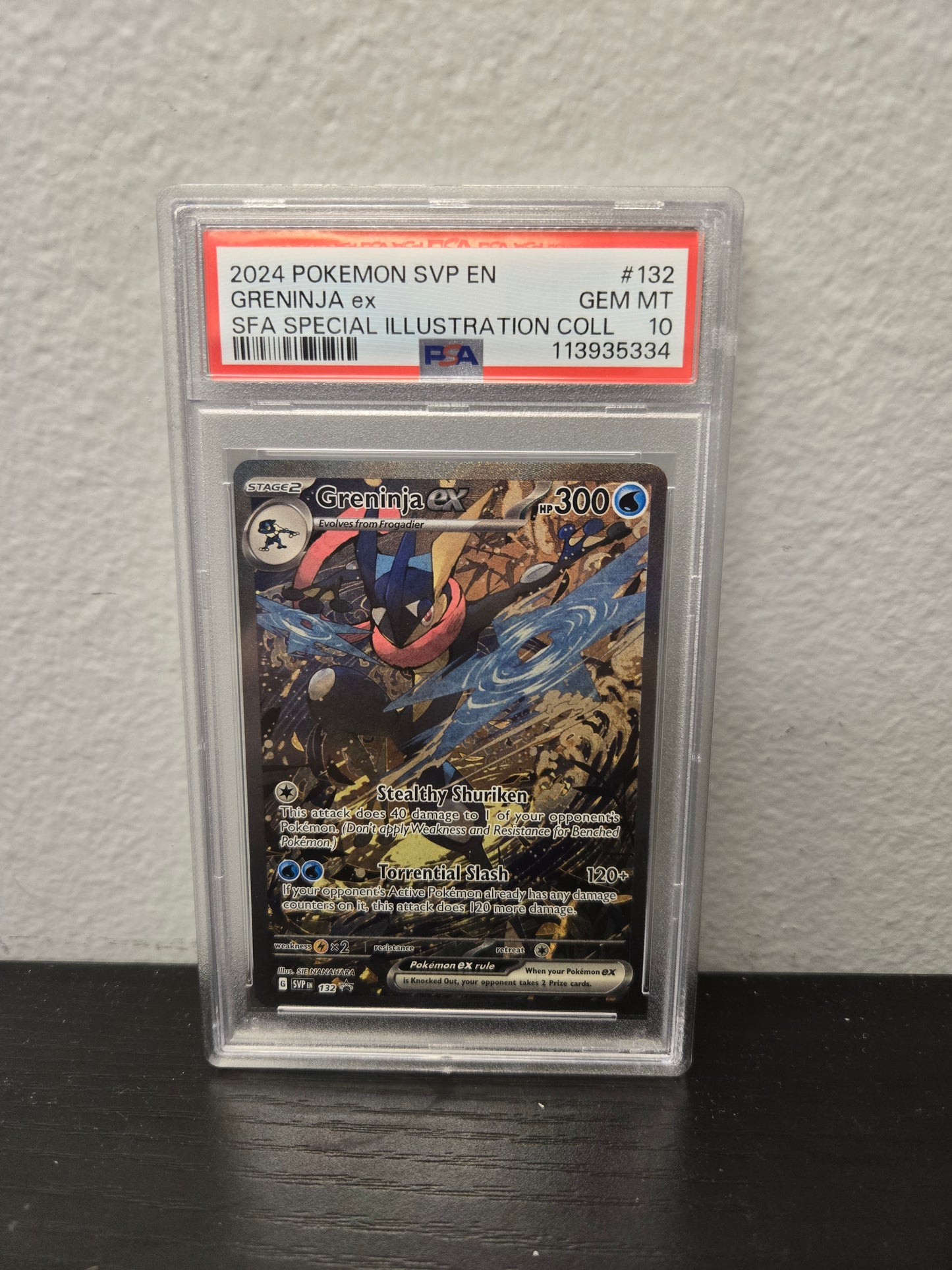2024 Pokemon SVP Greninja EX SIR Gem Mint 10