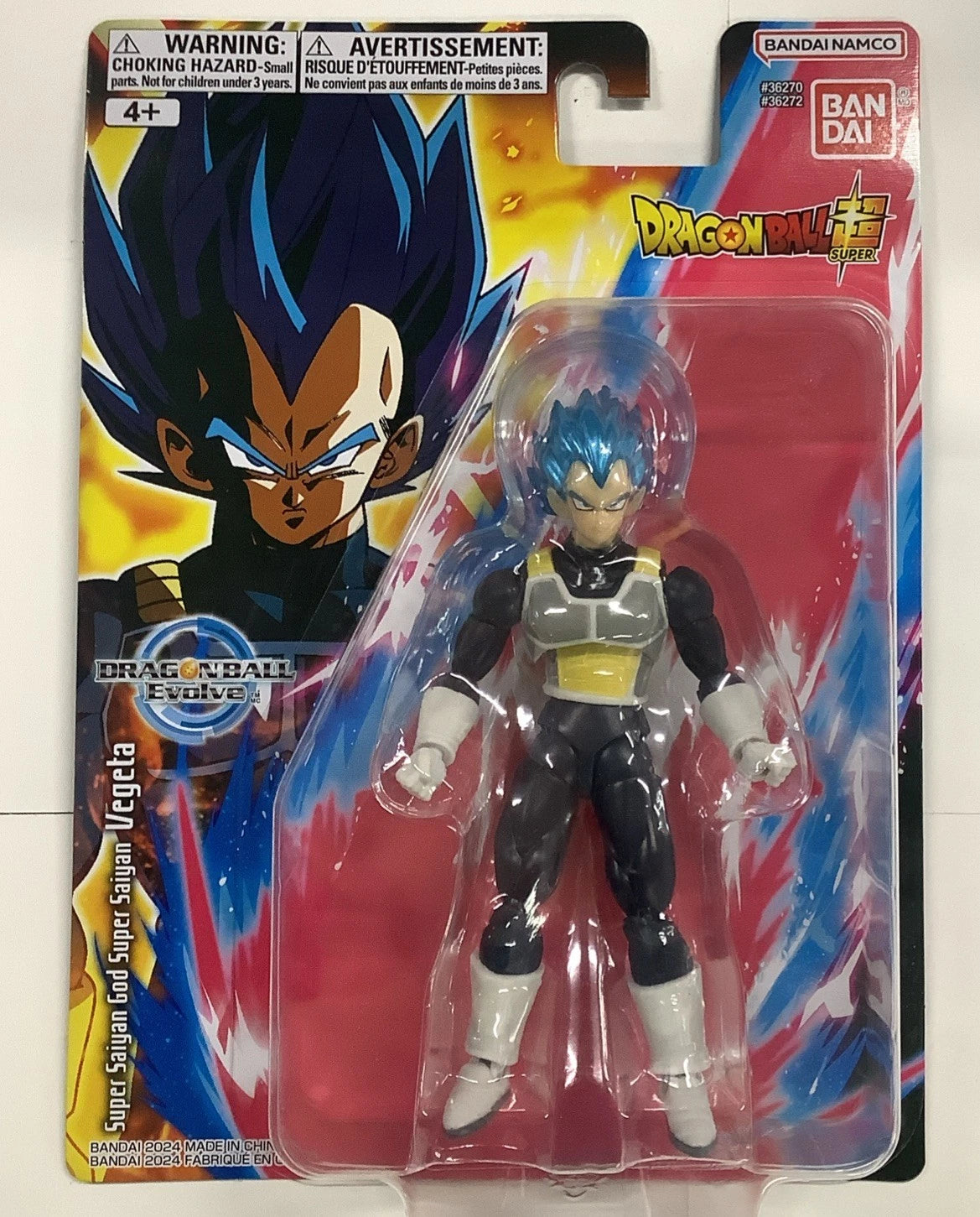 Dragon Ball Super Evolve Super Saiyan Blue Vegeta 5-Inch Figure