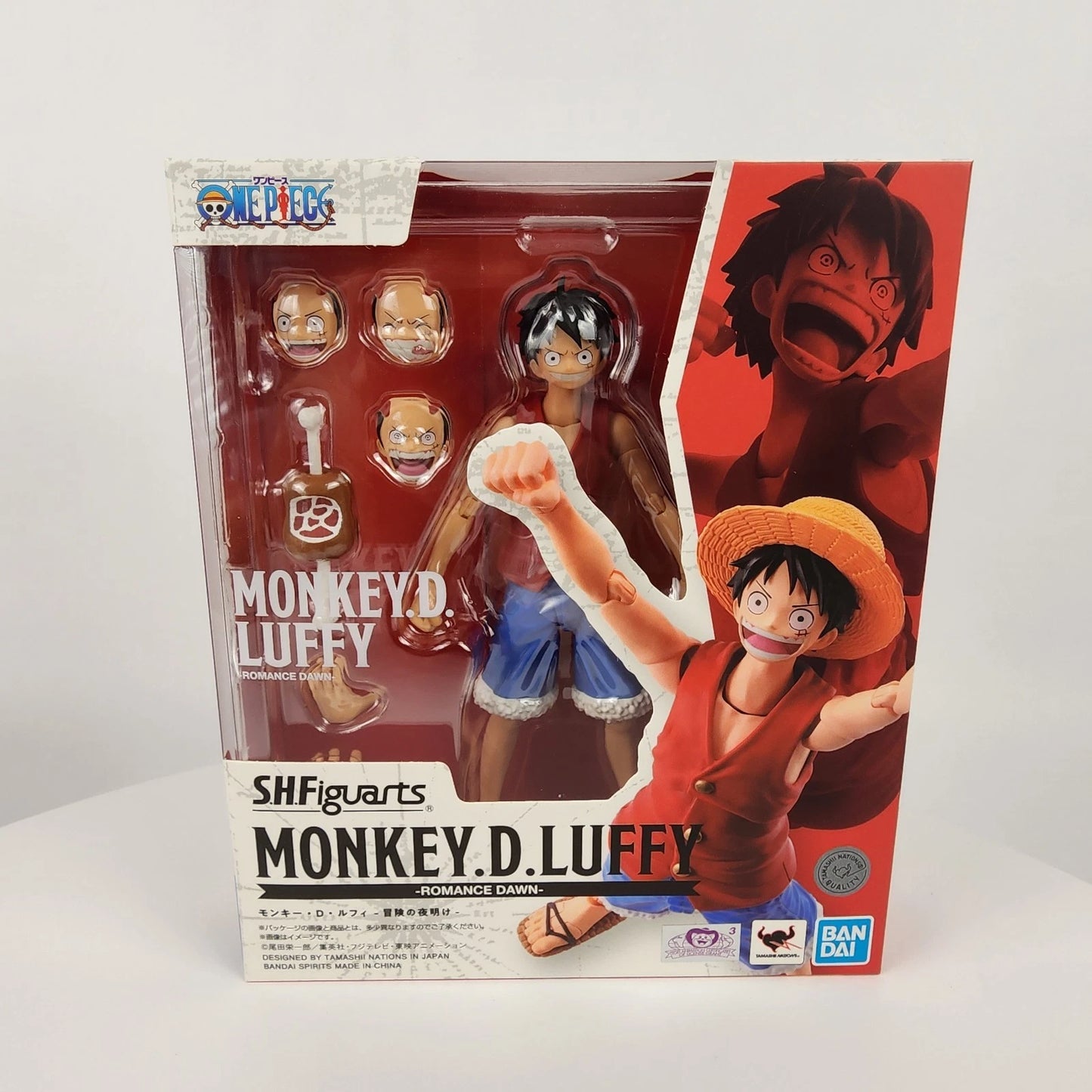 S.H.Figuarts One Piece Monkey D. Luffy -Romance Dawn- Figure (Bandai)