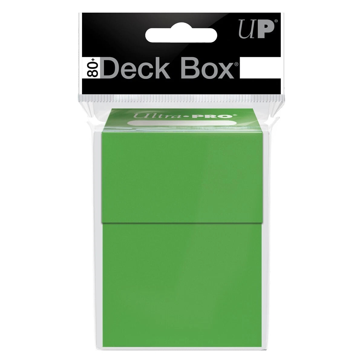 Ultra Pro Deck Box For Gaming Cards LIME GREEN Holds 80+ Sleeved Cards