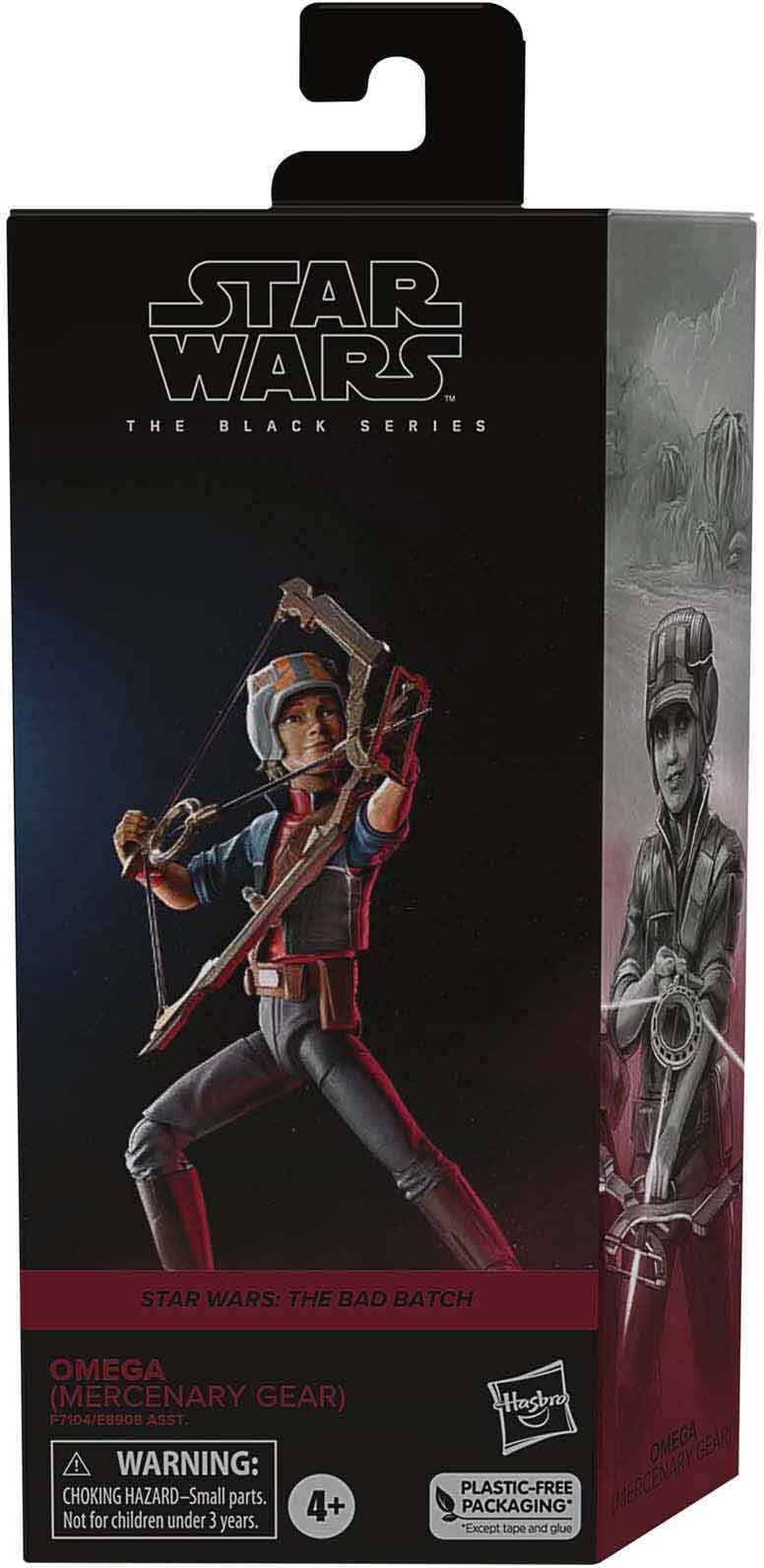 Hasbro - Star Wars: The Bad Batch - The Black Series - Omega (Mercenary Gear) Figure