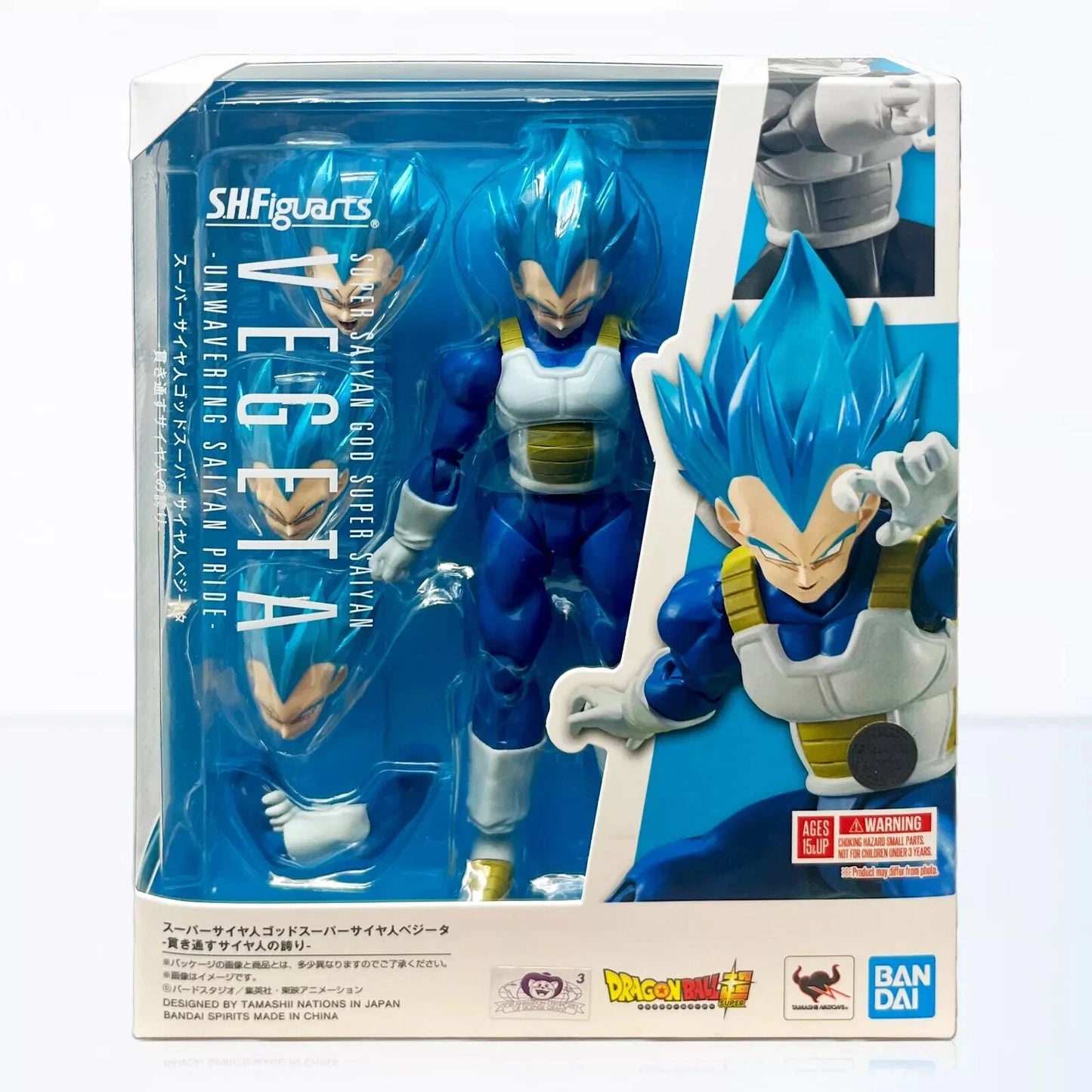 Super Saiyan God Super Saiyan Vegeta -Unwavering Saiyan Pride S.H.Figuarts