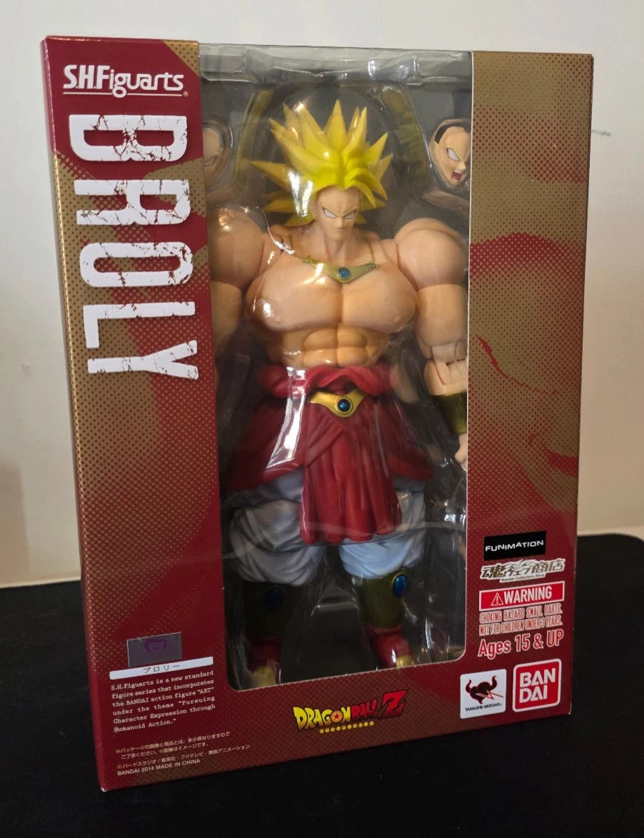 Authentic SH Figuarts Broly Super Saiyan Tamashii Web 2014 All Accessories