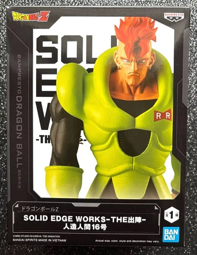 Android 16 Solid Edge Works Figure Dragon Ball Z Statue Banpresto