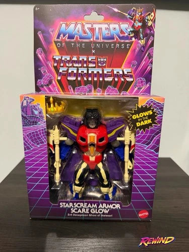 Masters of the Universe X Transformers Starscream Armor Scare Glow