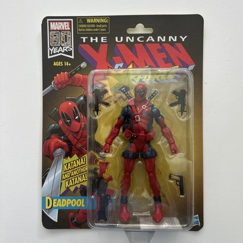 Marvel Legends Retro X-Men X-Force Deadpool Figure