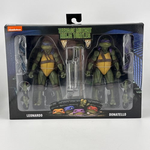 Teenage Mutant Ninja Turtles TMNT 1990 Movie 2-Pack Figure Leonardo Donatello