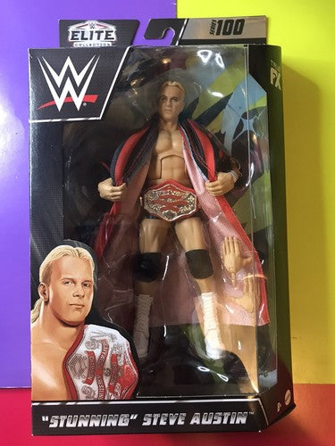 WWE Elite Series 100 Stunning Steve Austin 7" Wrestling Action Figure