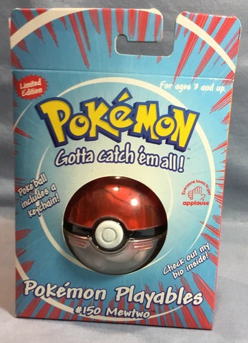 Pokémon Playables #150 Mewtwo Plush Figure Poke'Ball