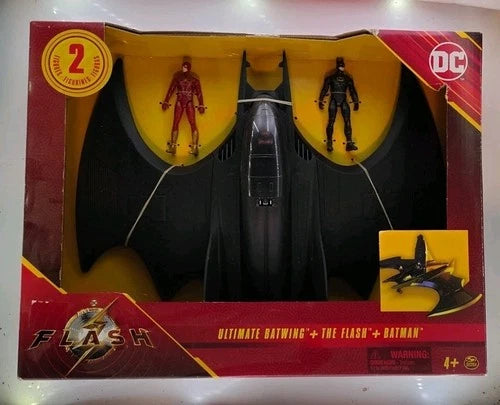 The Flash Movie: Ultimate Batwing + Flash & Batman Figures (Spin Master, 2023)