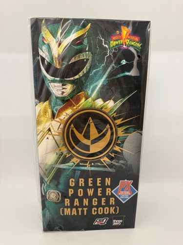 Threezero MMPR Green Power Ranger FigZero 1/6 Scale Figure Matt Cook PX Exclusive