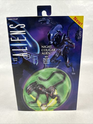 NECA Aliens Night Cougar Alien 7" Action Figure Kenner Tribute