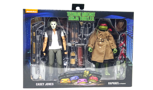 NECA Teenage Mutant Ninja Turtles Casey Jones & Raphael Figures