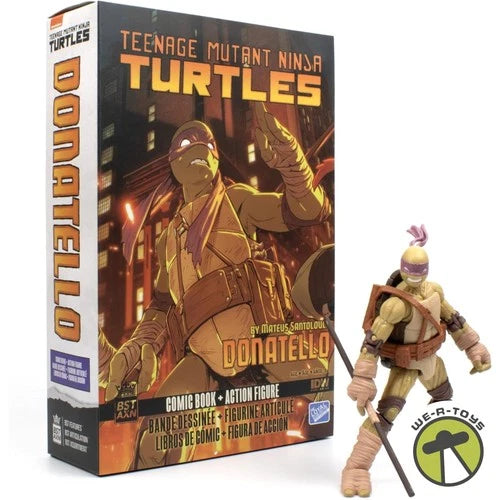 TMNT Donatello V2 IDW Comic and BST AXN 5inch Action Figure Loyal Subjects