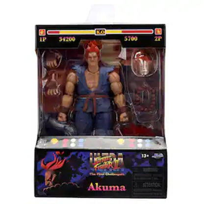 Jada Toys Akuma 6" Figure with Accessories Ultra Street Fighter II