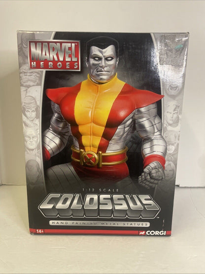COLOSSUS Marvel Heroes Corgi Limited Edition Hand Painted Metal Statue 1676/2500