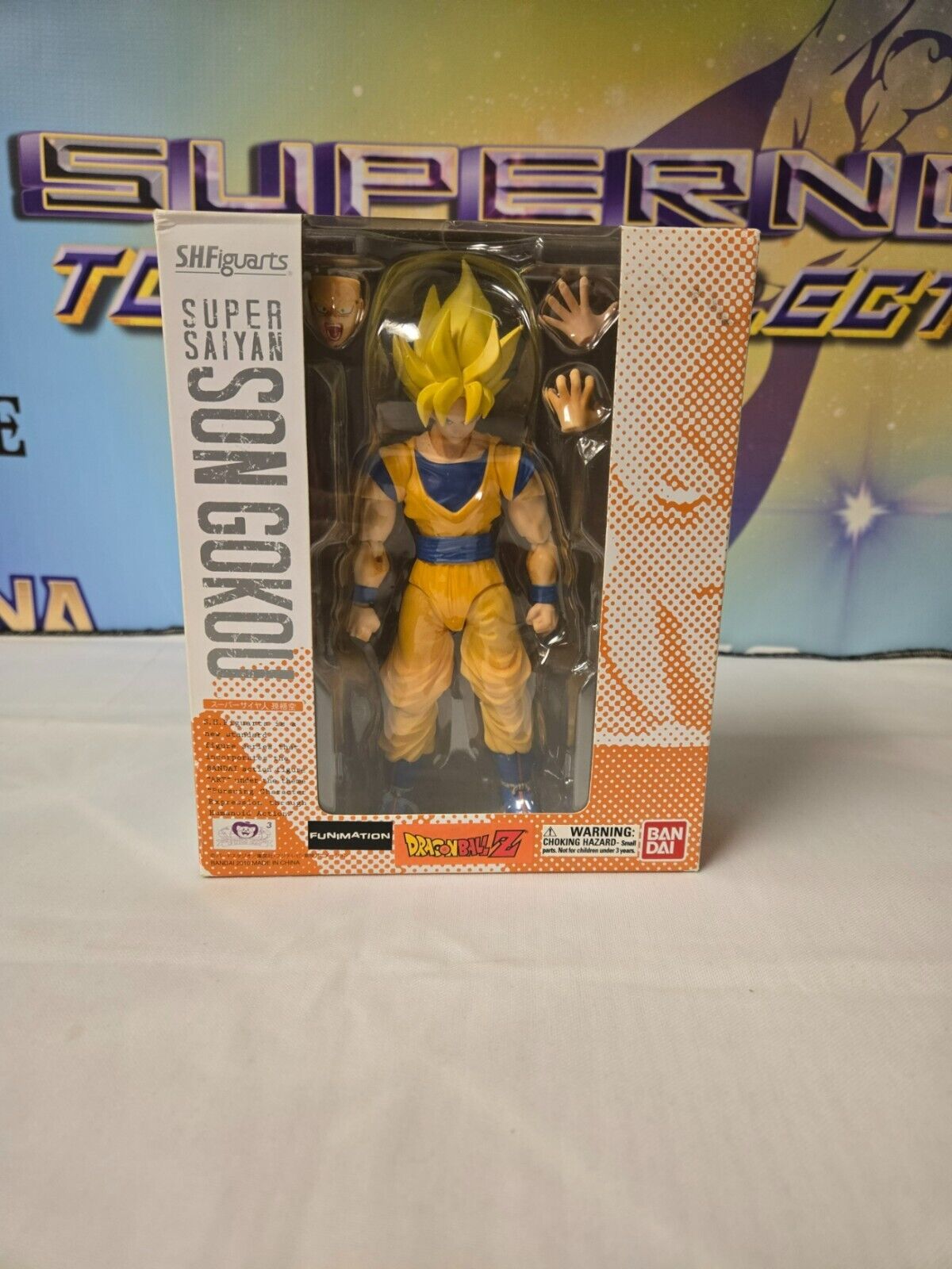 Bandai SH Figuarts Super Saiyan Son Goku Action Figure SS Gokou Action Figure - OPEN