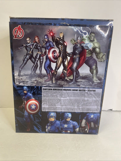 Kotobukiya Marvel Avengers Now! Captain America ARTFX + STATUE 1/10 Scale Sealed