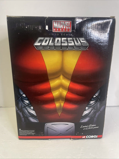 COLOSSUS Marvel Heroes Corgi Limited Edition Hand Painted Metal Statue 1676/2500