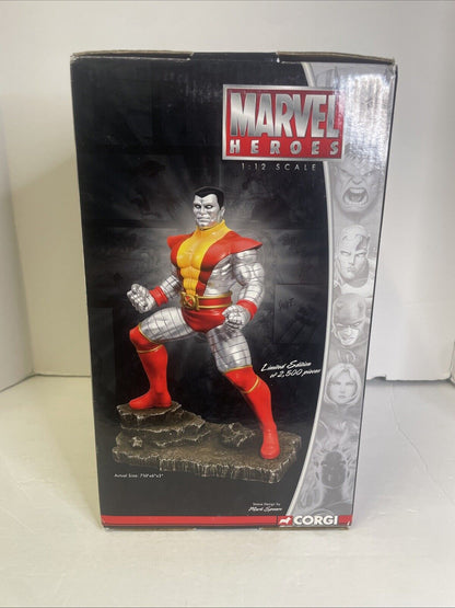 COLOSSUS Marvel Heroes Corgi Limited Edition Hand Painted Metal Statue 1676/2500