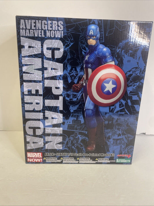 Kotobukiya Marvel Avengers Now! Captain America ARTFX + STATUE 1/10 Scale Sealed