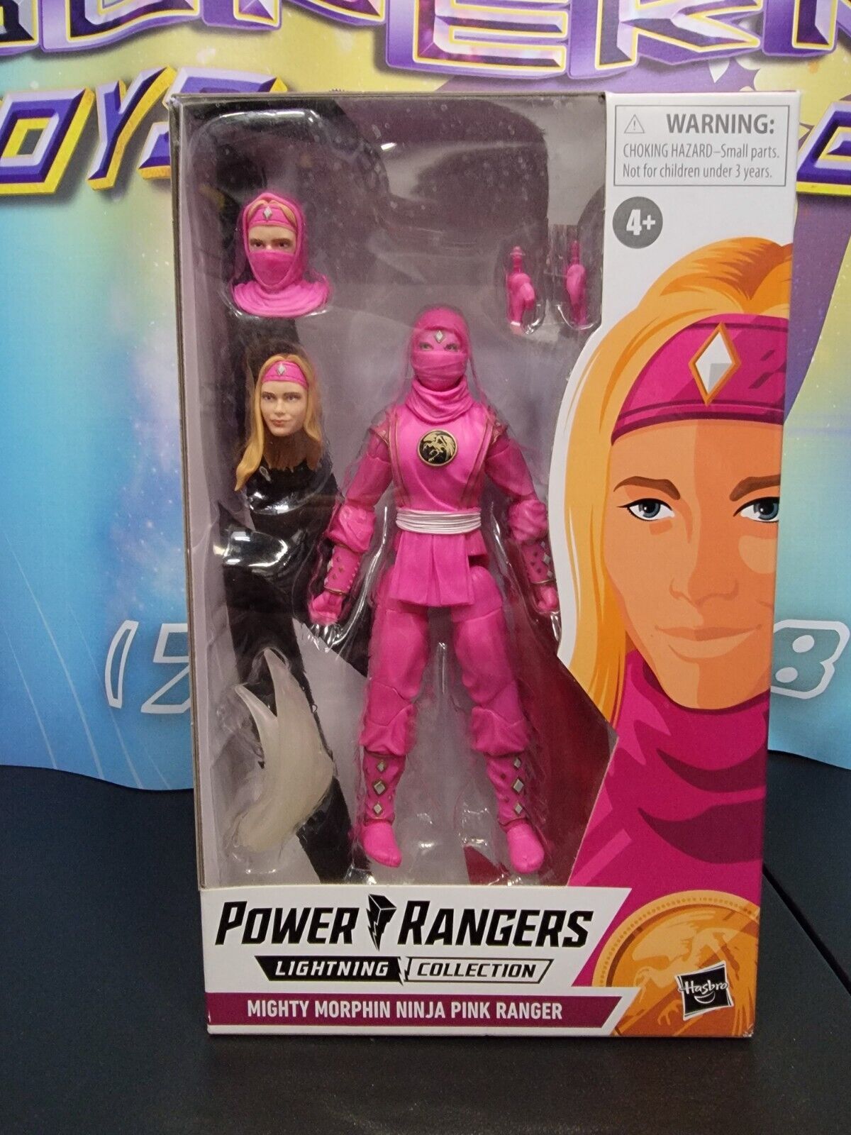Power Rangers Lightning Collection Mighty Morphin Ninja Pink Ranger NEW