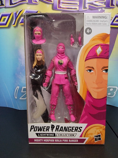 Power Rangers Lightning Collection Mighty Morphin Ninja Pink Ranger NEW