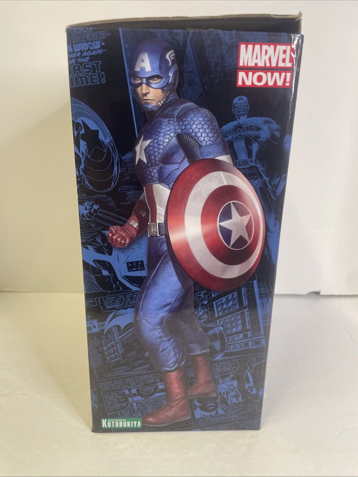 Kotobukiya Marvel Avengers Now! Captain America ARTFX + STATUE 1/10 Scale Sealed