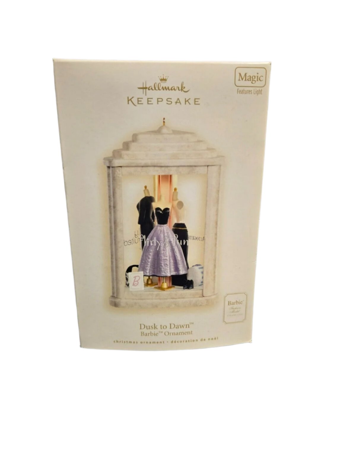 Hallmark Keepsake 2007 Barbie Ornament Dusk to Dawn Magic Series Lights Up