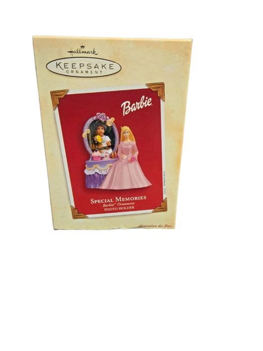 Hallmark Barbie SPECIAL MEMORIES Ornament Photo Holder Keepsake 2003 NEW