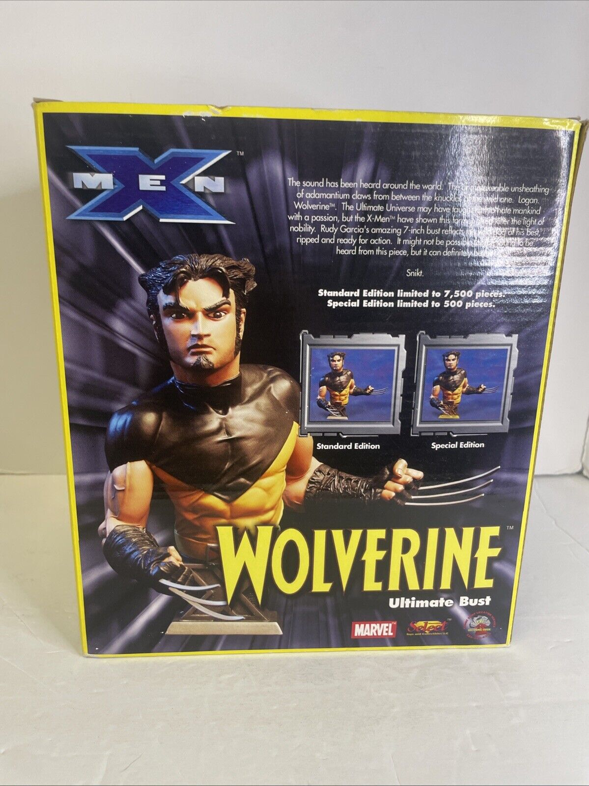 Marvel X-Men Wolverine Ultimate Bust Limited Figurine Diamond Select Toys 2002