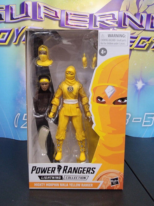 Power Rangers Lightning Collection Mighty Morphin Ninja Yellow Ranger Figure