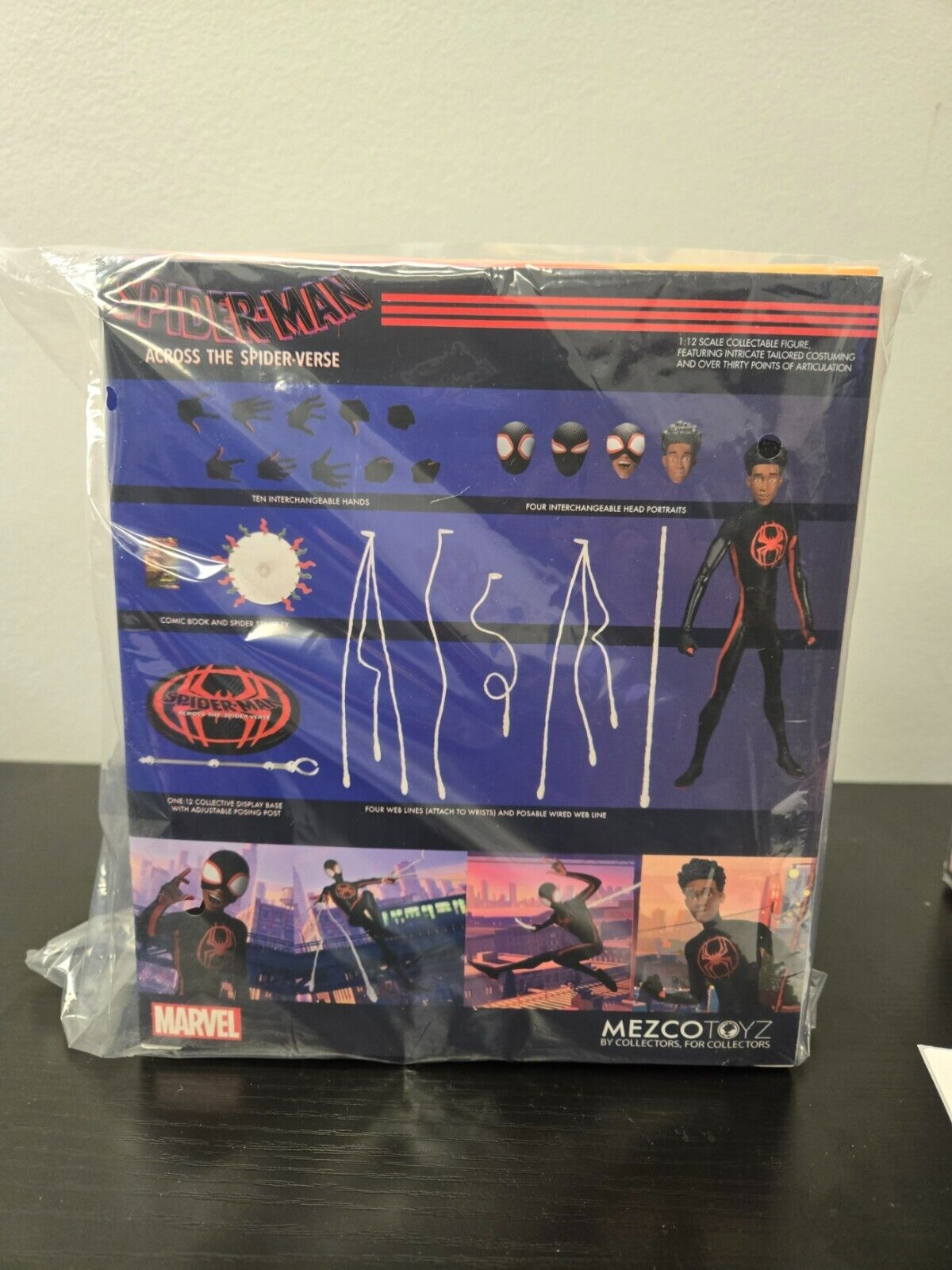 MEZCO TOYZ ONE:12 ACROSS THE SPIDER-VERSE MILES MORALES 6" FIGURE NEW IN HAND *US