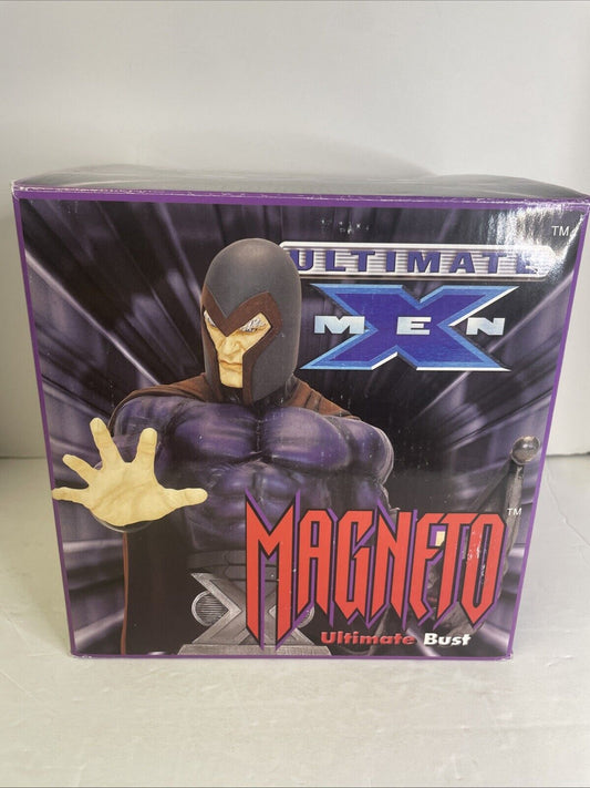 ULTIMATE X-MEN MAGNETO BUST STATUE DIAMOND SELECT (2002) MARVEL LIMITED  +