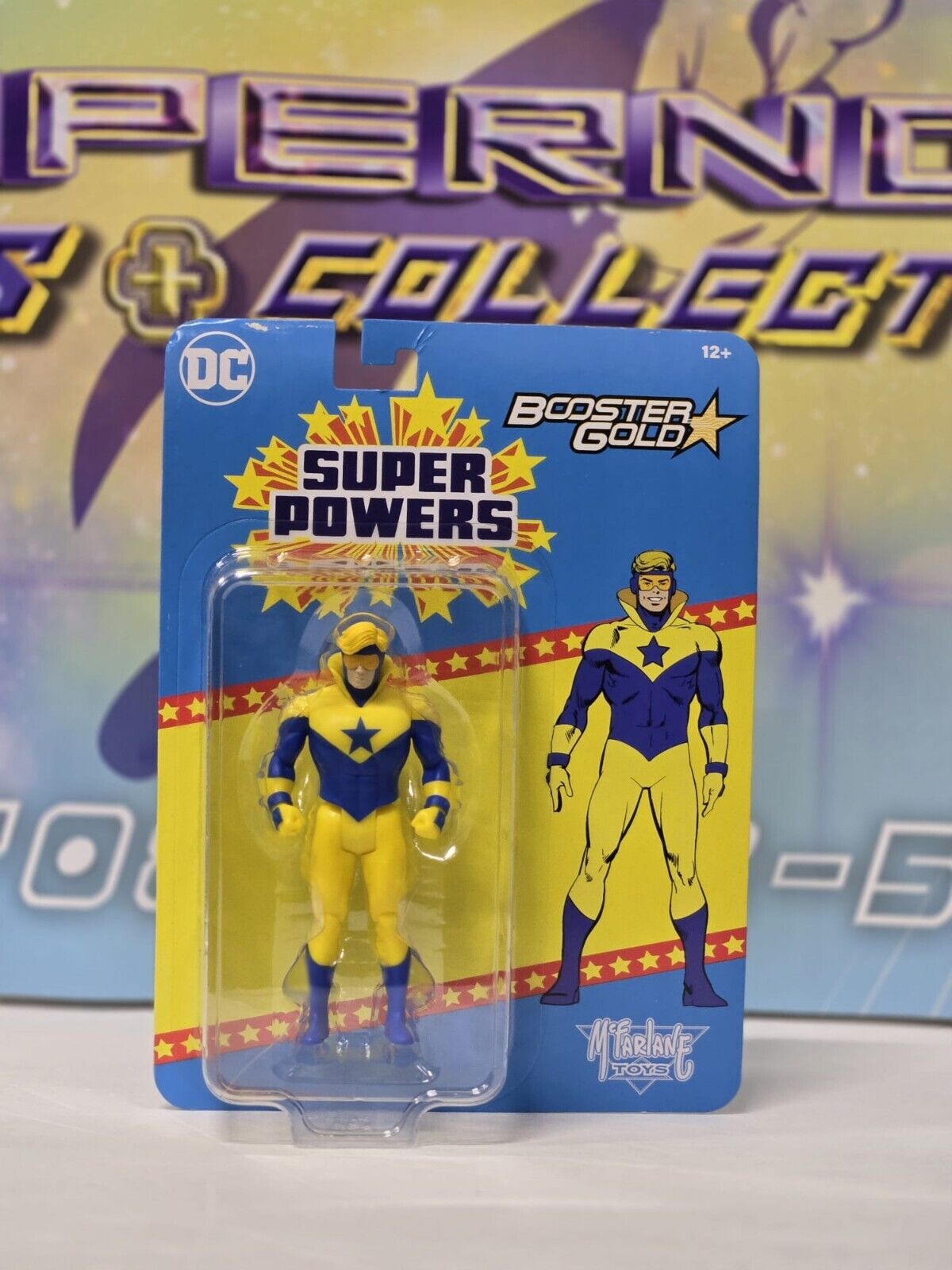 McFarlane Toys DC Direct Super Powers - Booster Gold 4.5" Action Figure MOC