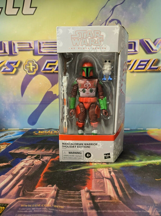 Star Wars Black Series Mandalorian Warrior Holiday Edition 2021 *See Description