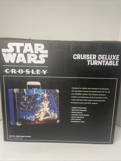 Limited Edition Star Wars Turntable Record Player W/ Bluetooth