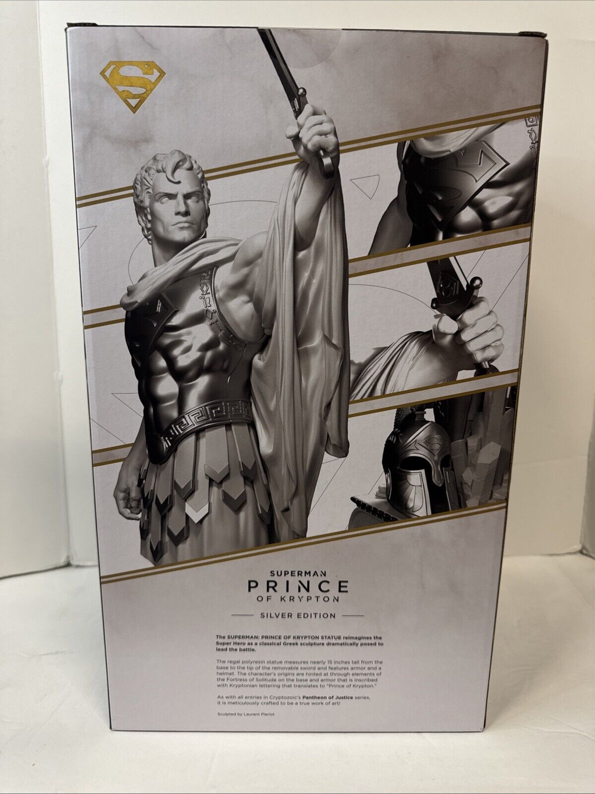 Superman: Prince of Krypton Statue — Silver Edition