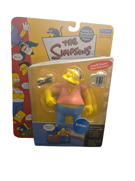 The Simpsons Barney Gumble Figure by Playmates 2000