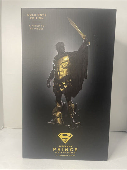 Superman: Prince of Krypton Statue - Gold Edition